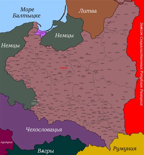 poland map 1937